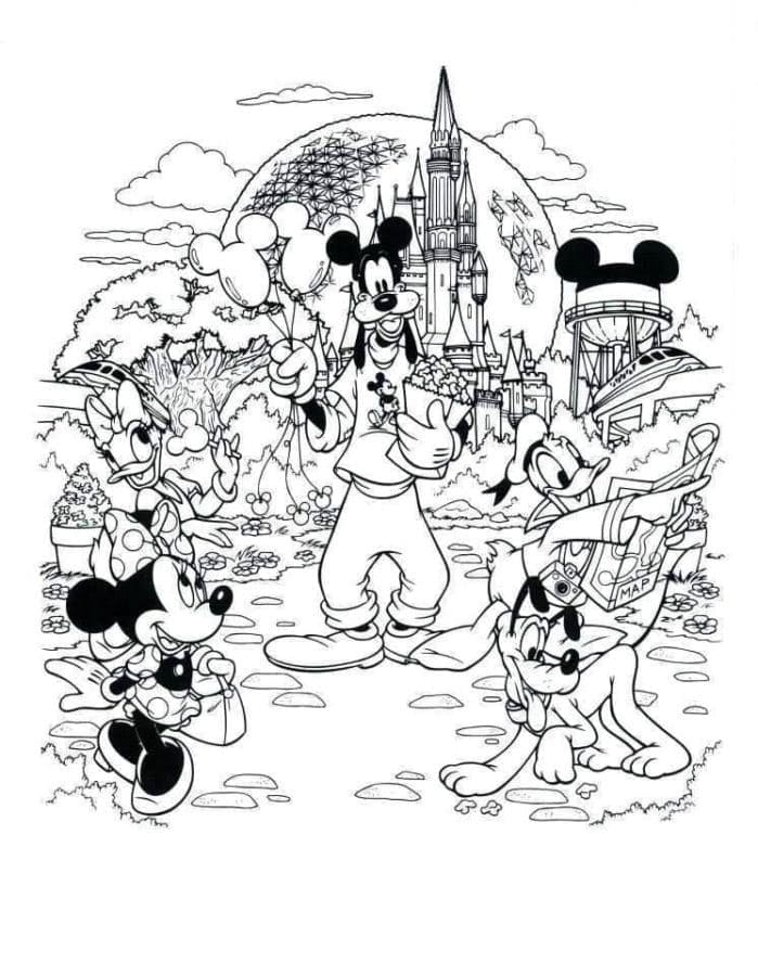 150+ Printable Disney Coloring Pages: Where Magic Meets Color 83