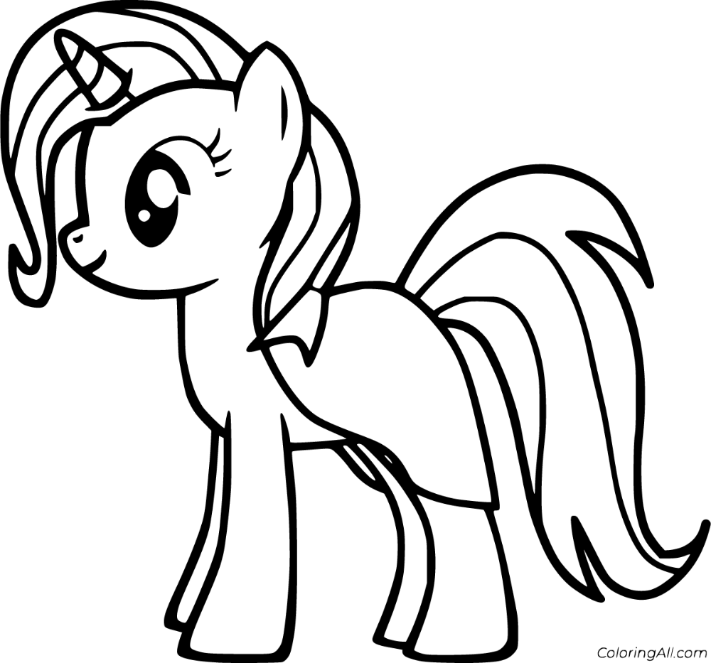 165+ My Little Pony Coloring Pages: Magical Friends 104