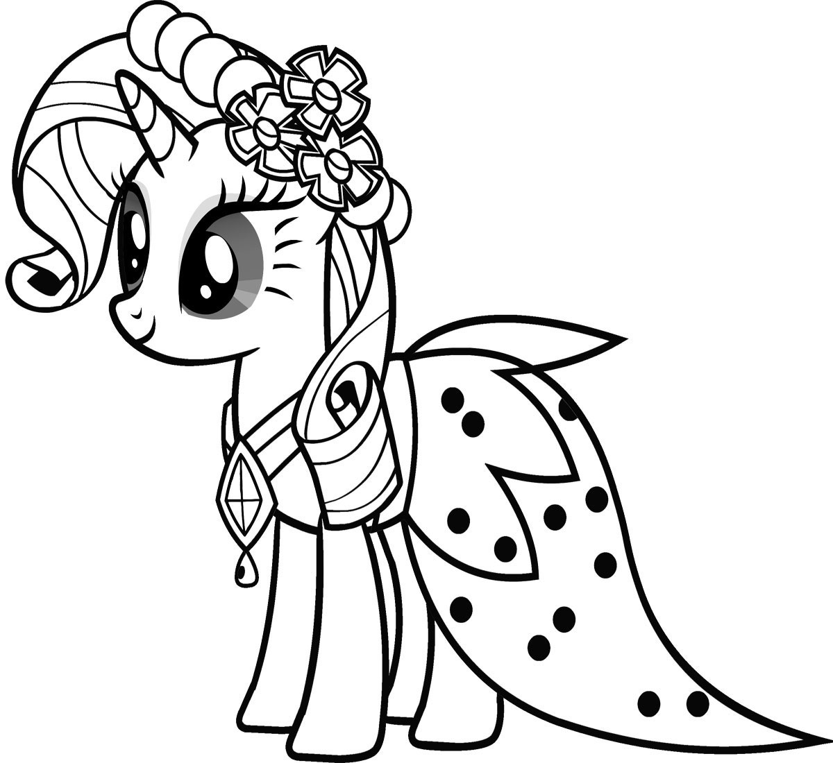 165+ My Little Pony Coloring Pages: Magical Friends 108