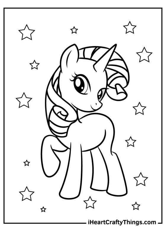 165+ My Little Pony Coloring Pages: Magical Friends 109