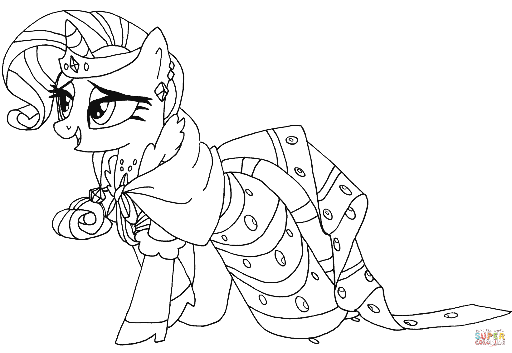 165+ My Little Pony Coloring Pages: Magical Friends 110