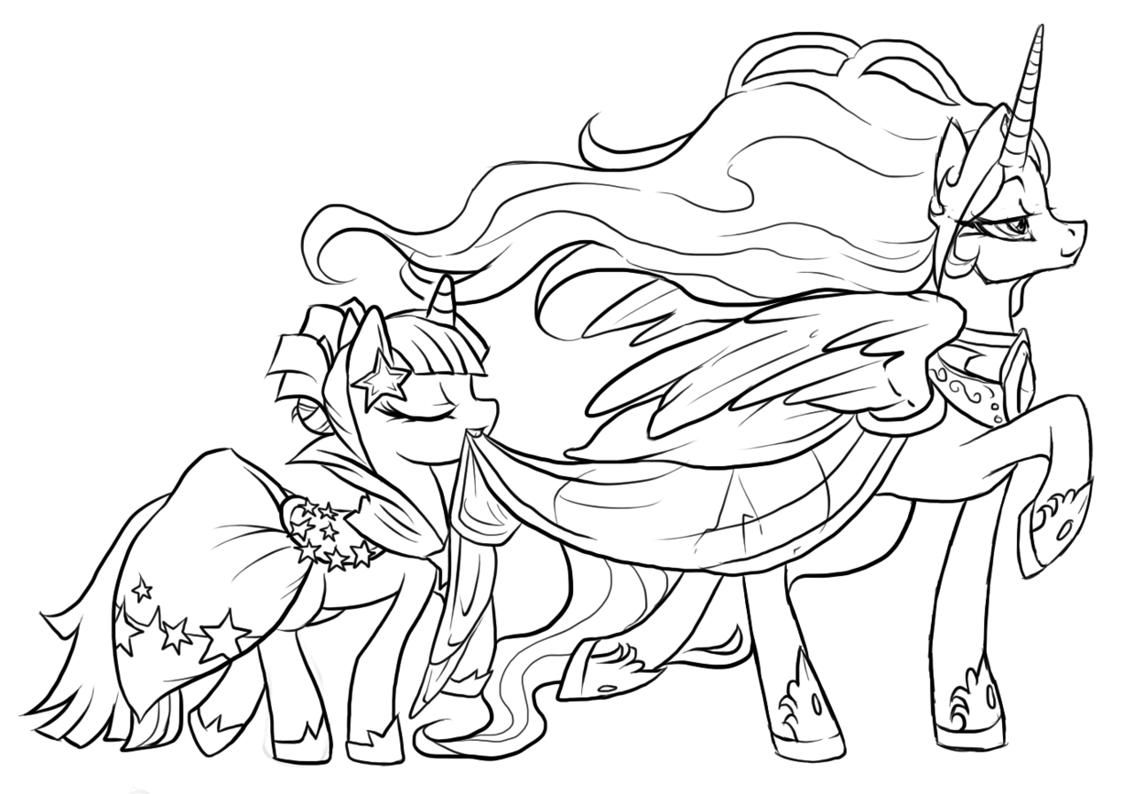 165+ My Little Pony Coloring Pages: Magical Friends 117