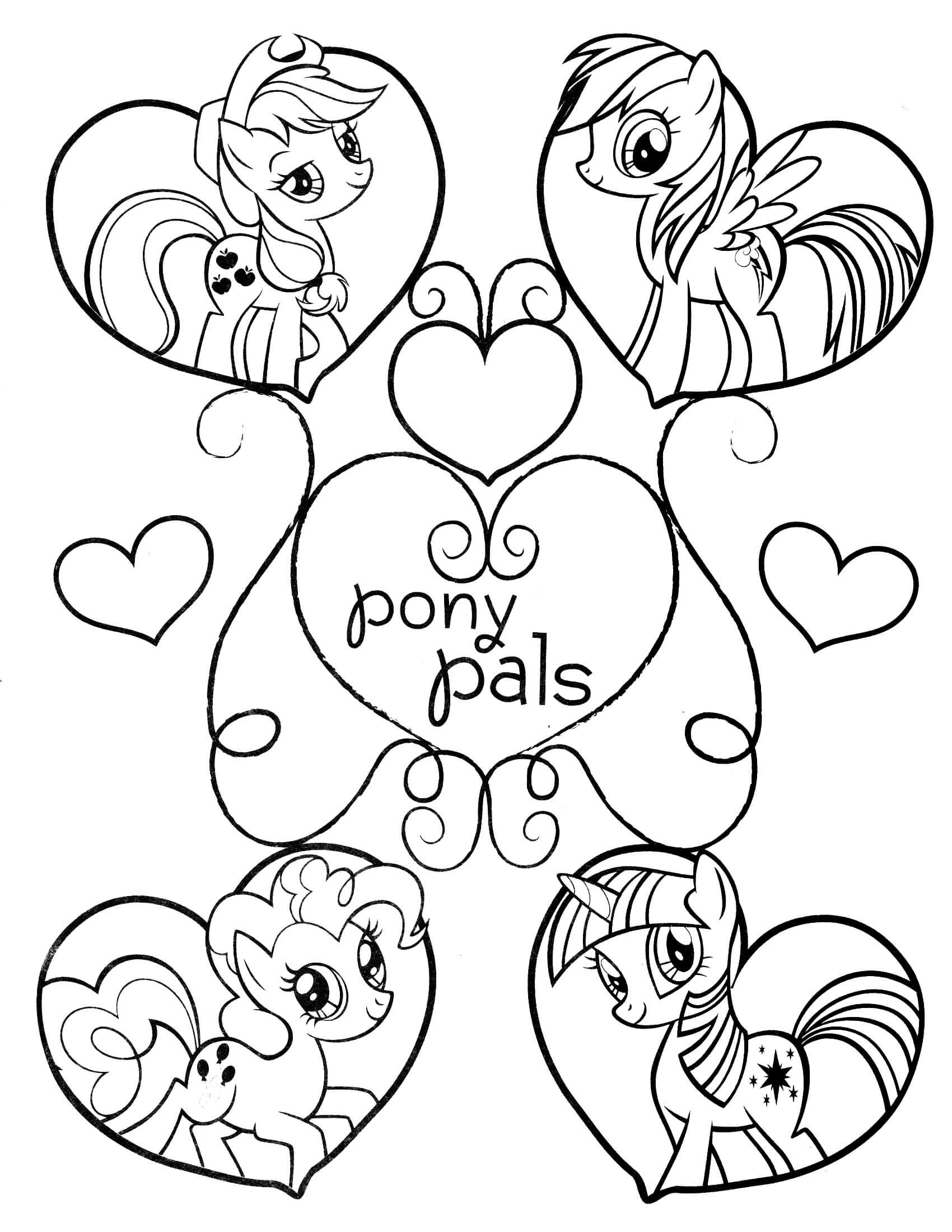 165+ My Little Pony Coloring Pages: Magical Friends 126