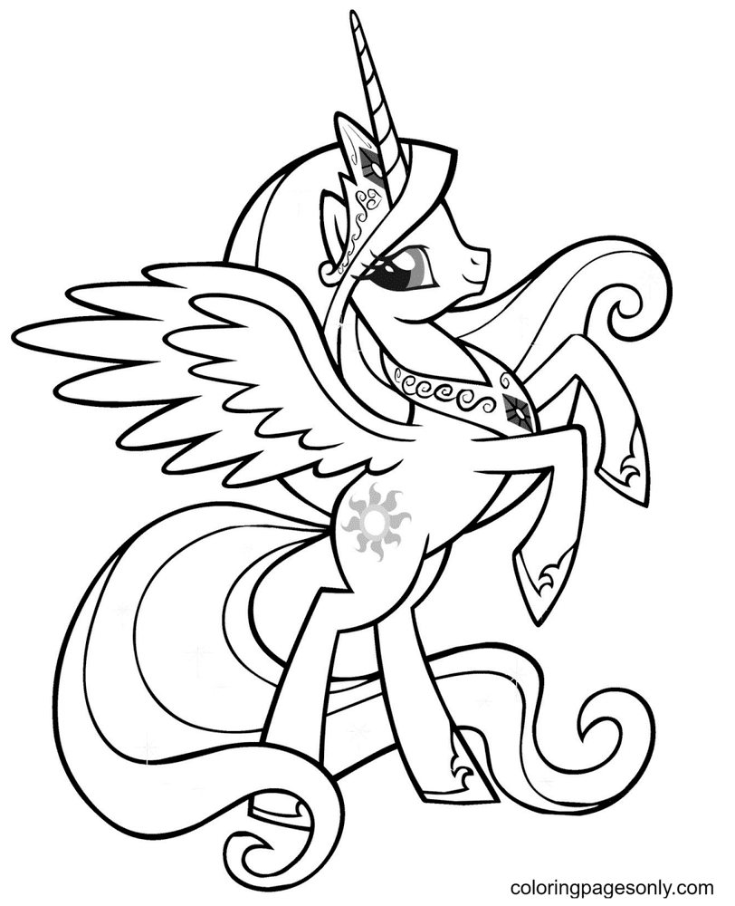 165+ My Little Pony Coloring Pages: Magical Friends 128