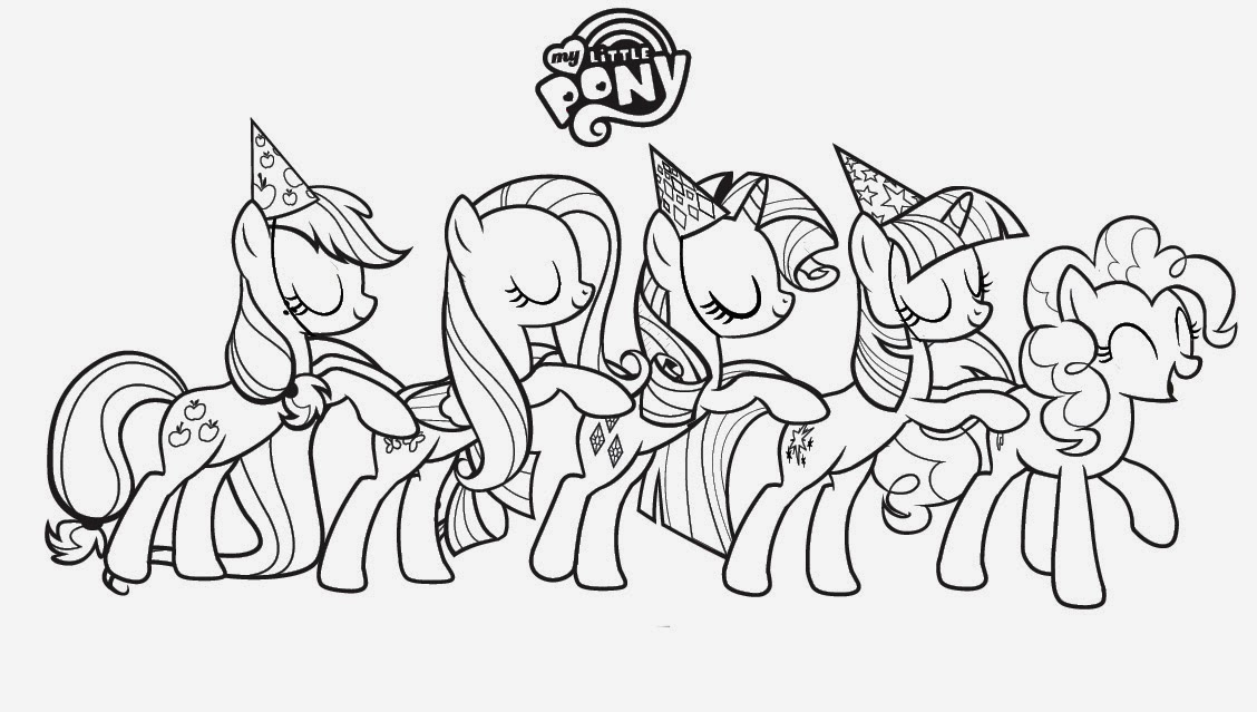 165+ My Little Pony Coloring Pages: Magical Friends 129