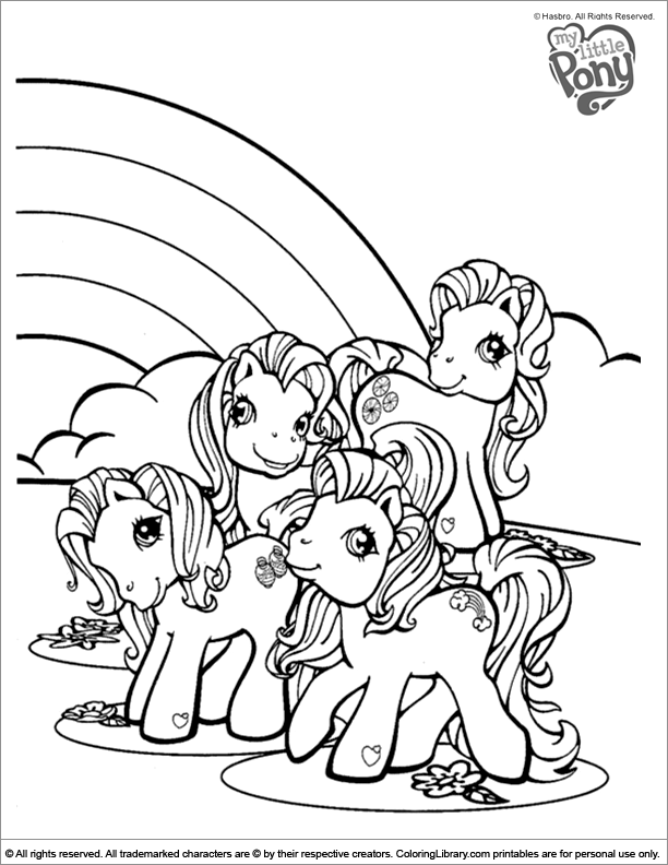 165+ My Little Pony Coloring Pages: Magical Friends 136