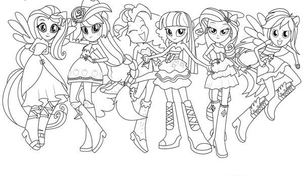 165+ My Little Pony Coloring Pages: Magical Friends 159