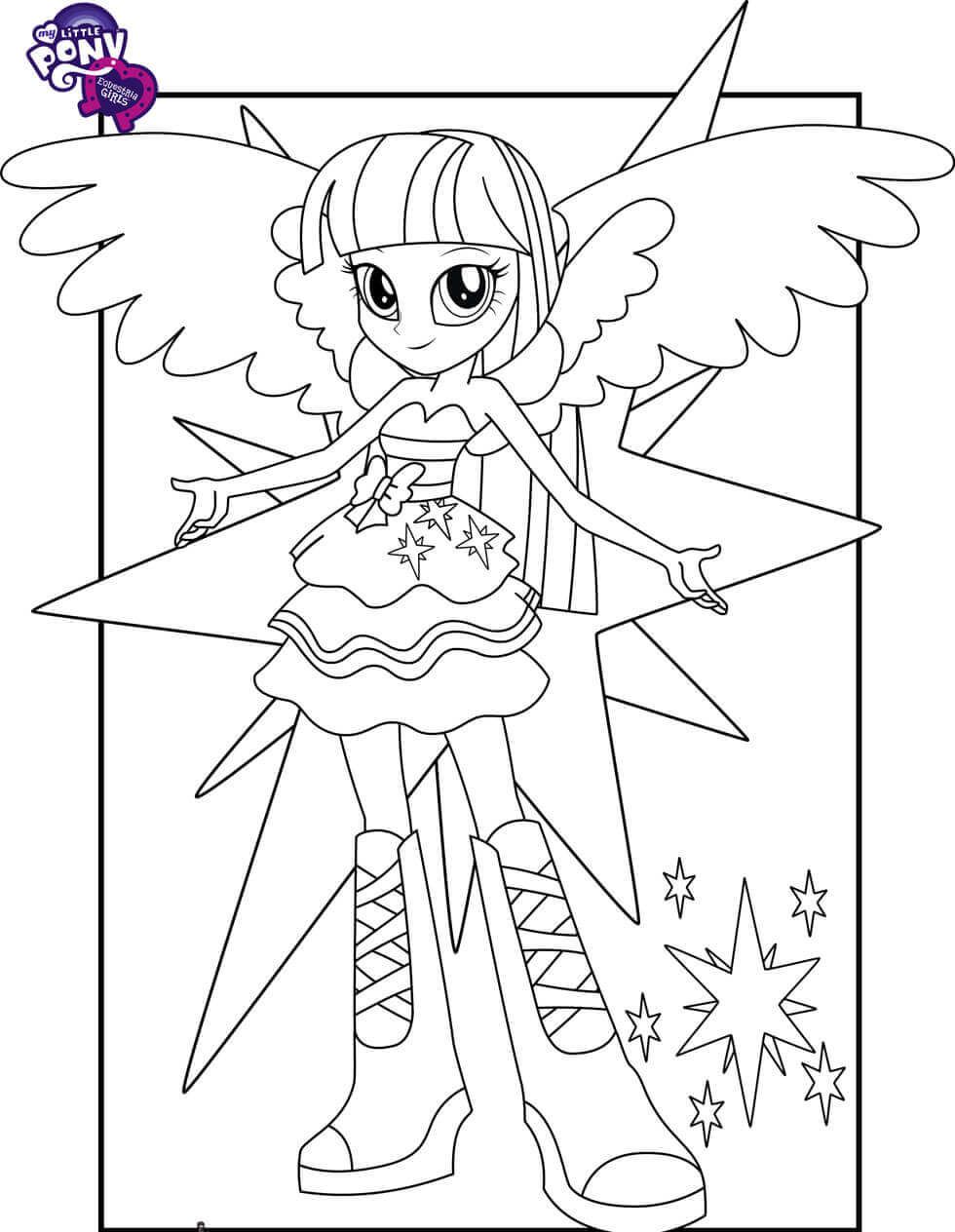 165+ My Little Pony Coloring Pages: Magical Friends 160