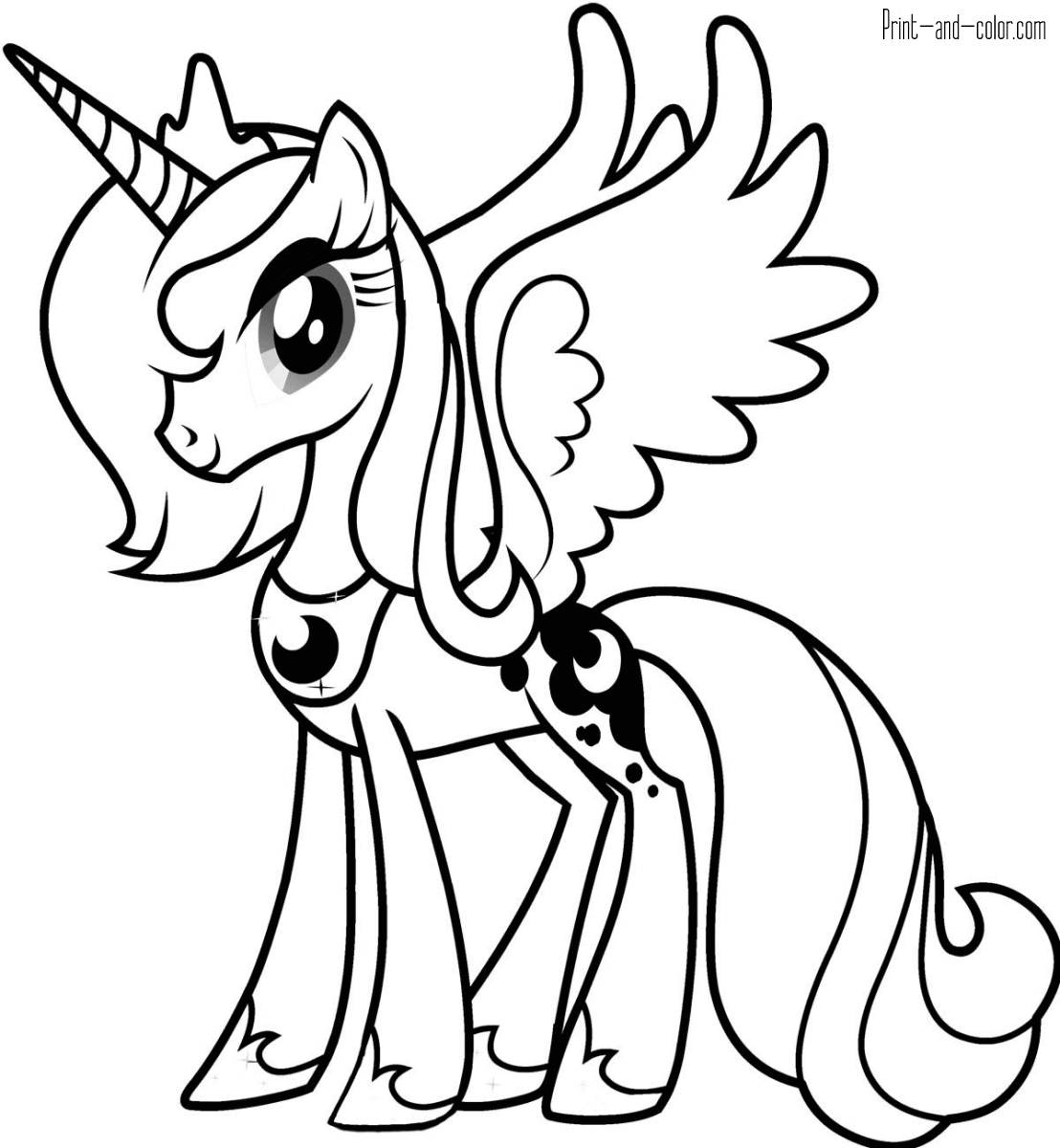 165+ My Little Pony Coloring Pages: Magical Friends 29