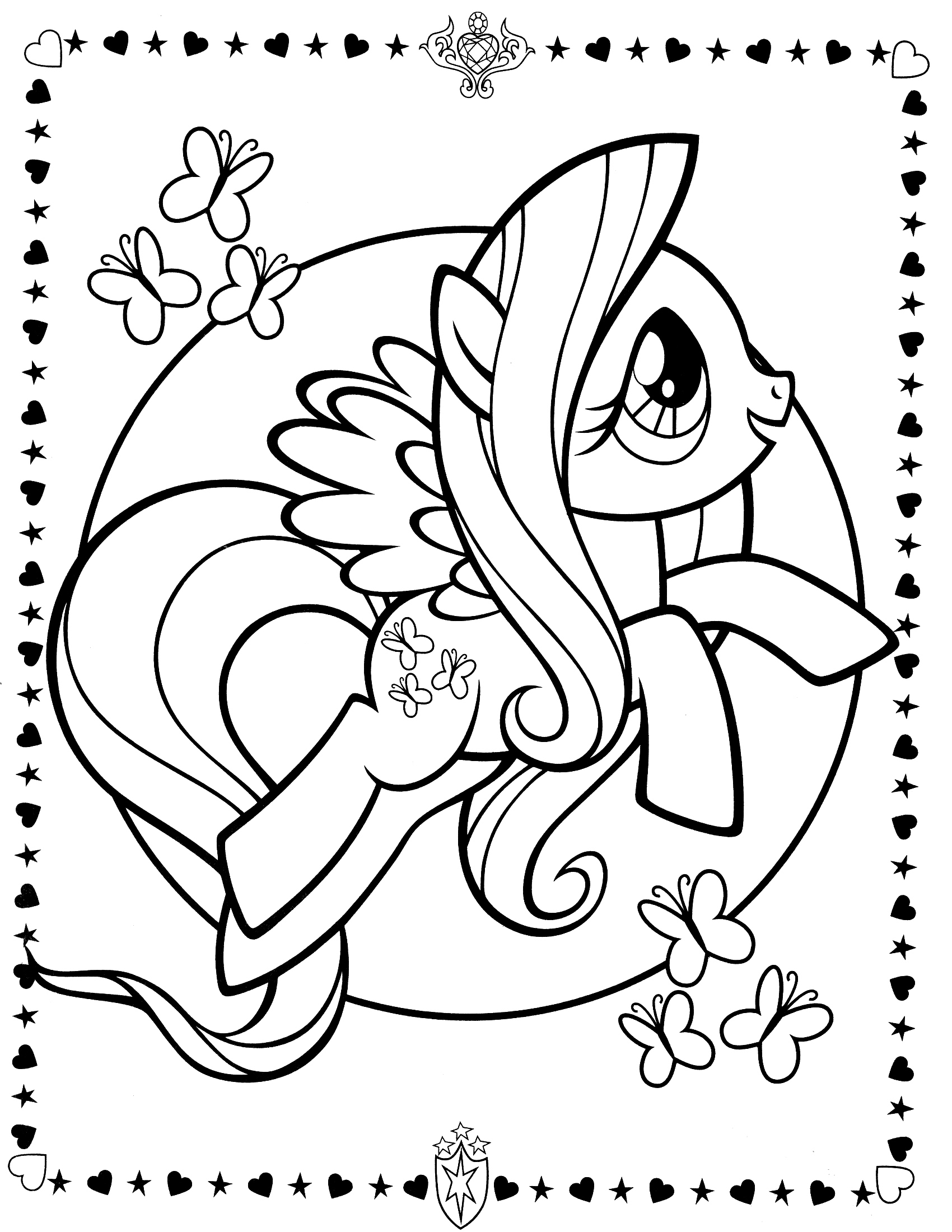 165+ My Little Pony Coloring Pages: Magical Friends 36