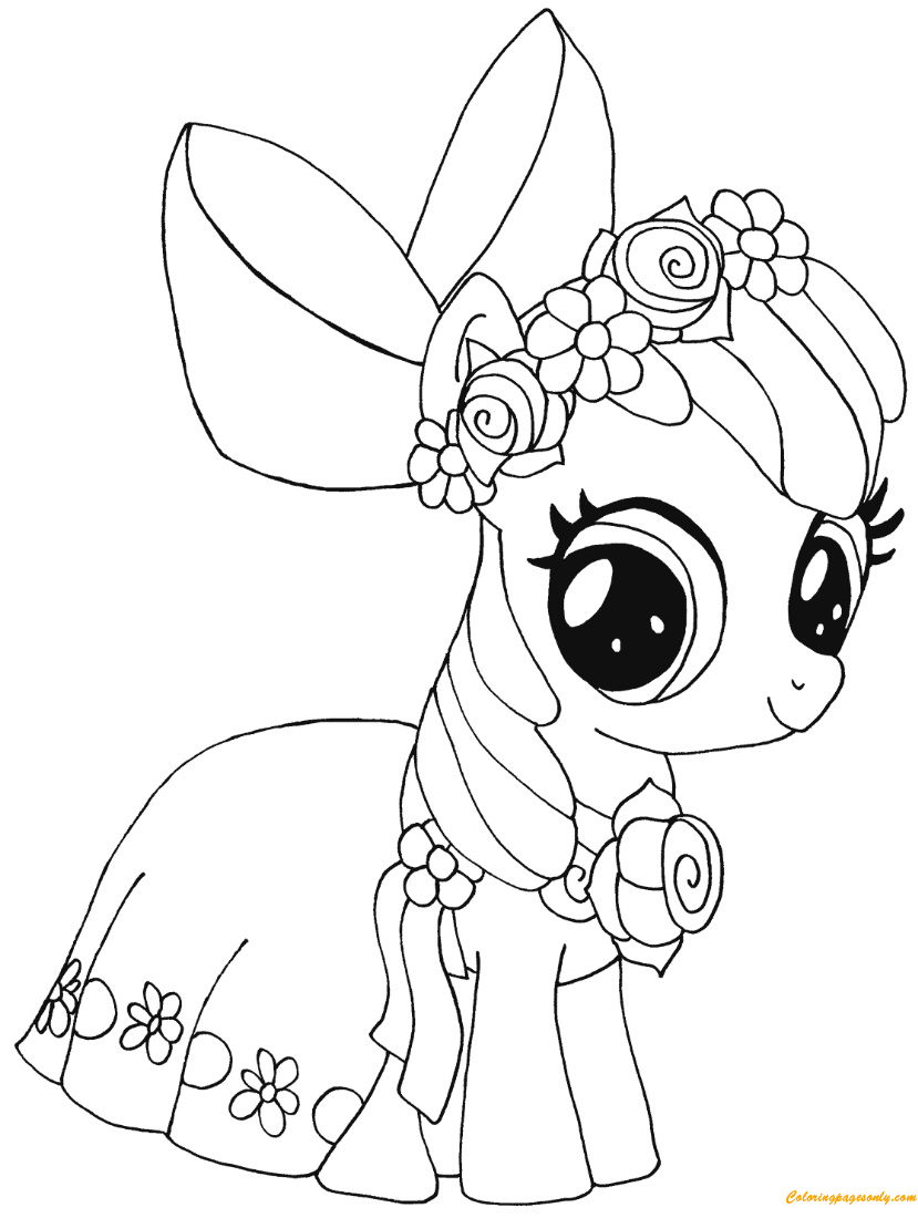 165+ My Little Pony Coloring Pages: Magical Friends 40