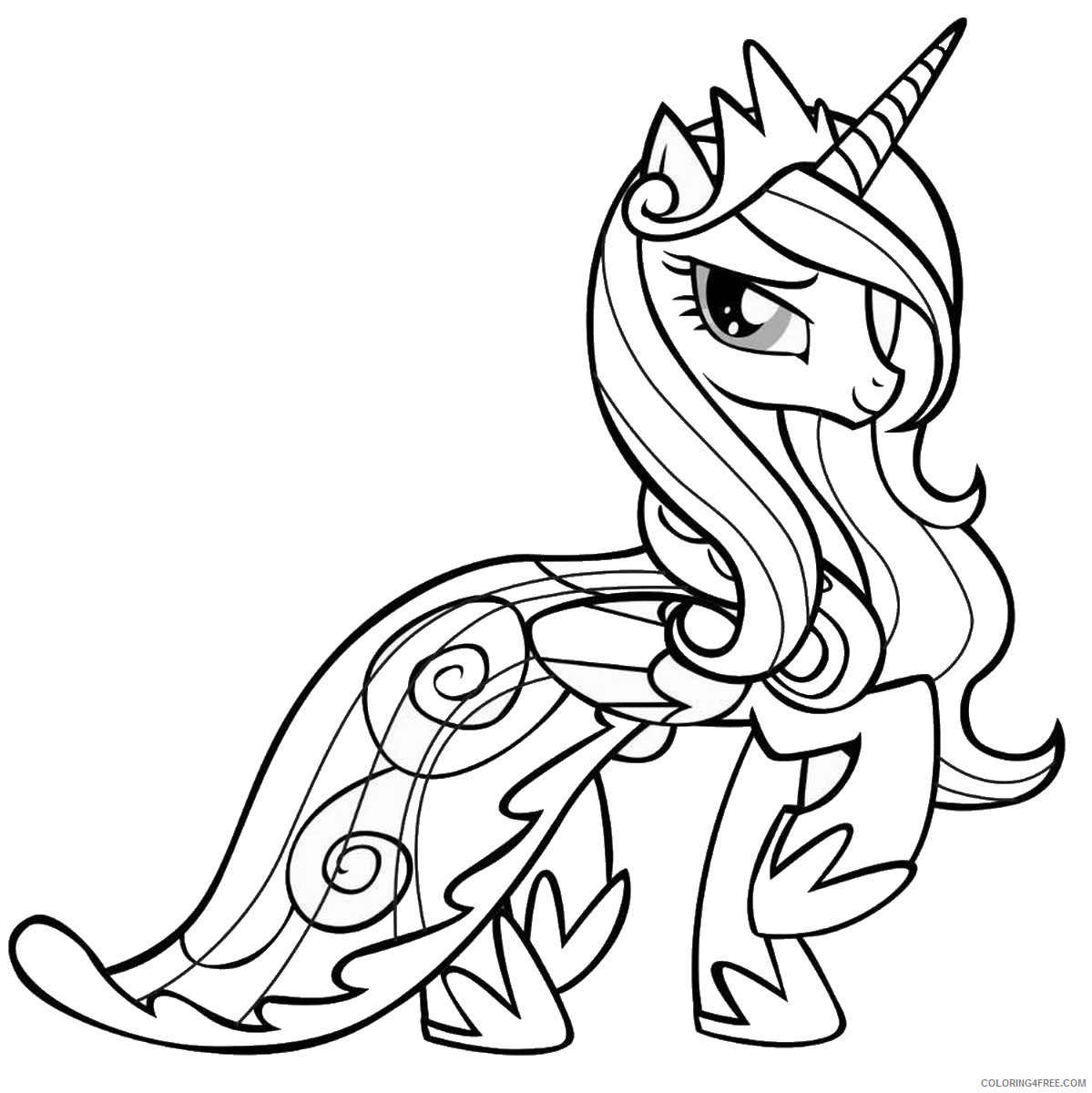 165+ My Little Pony Coloring Pages: Magical Friends 44