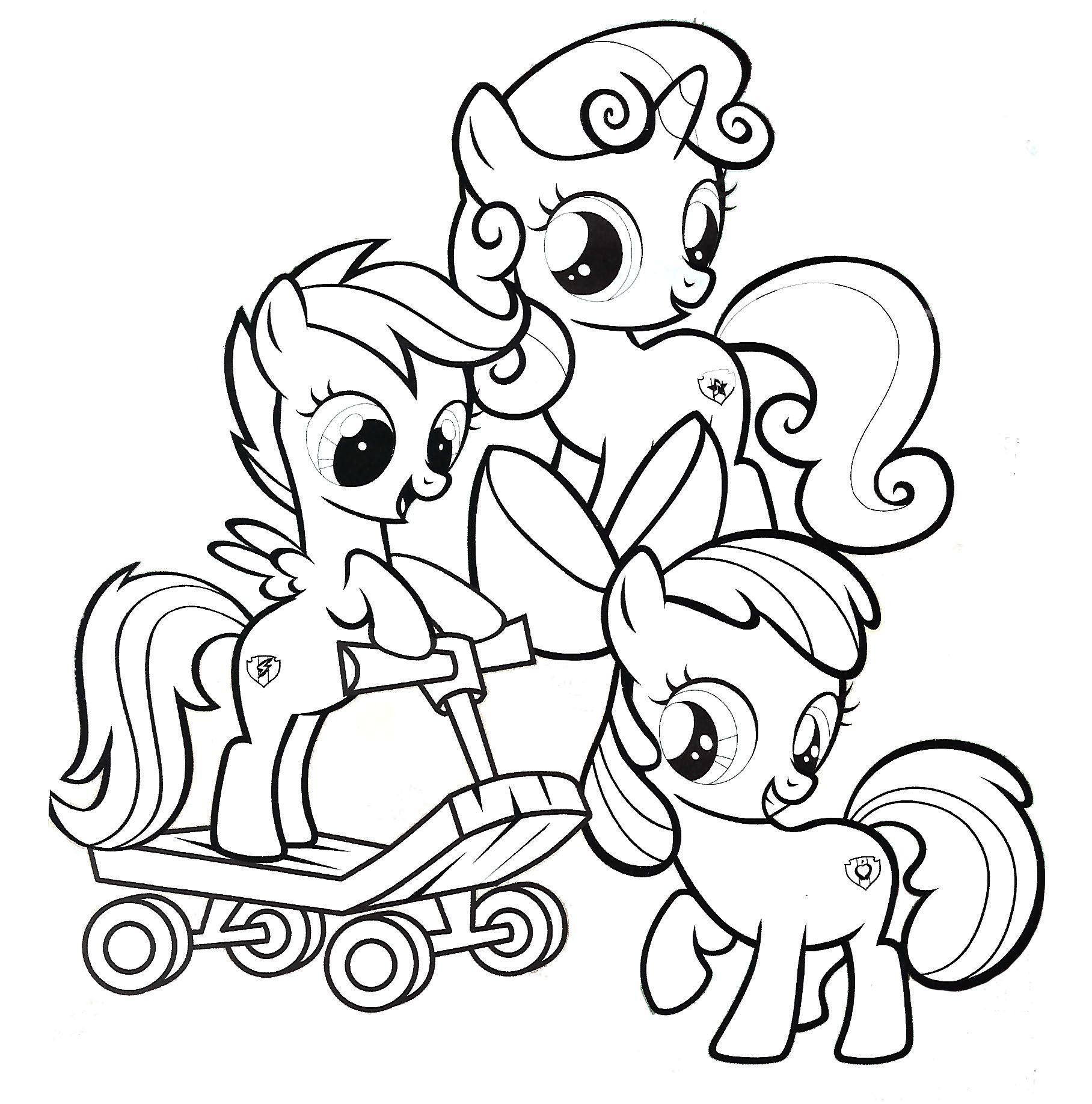 165+ My Little Pony Coloring Pages: Magical Friends 48