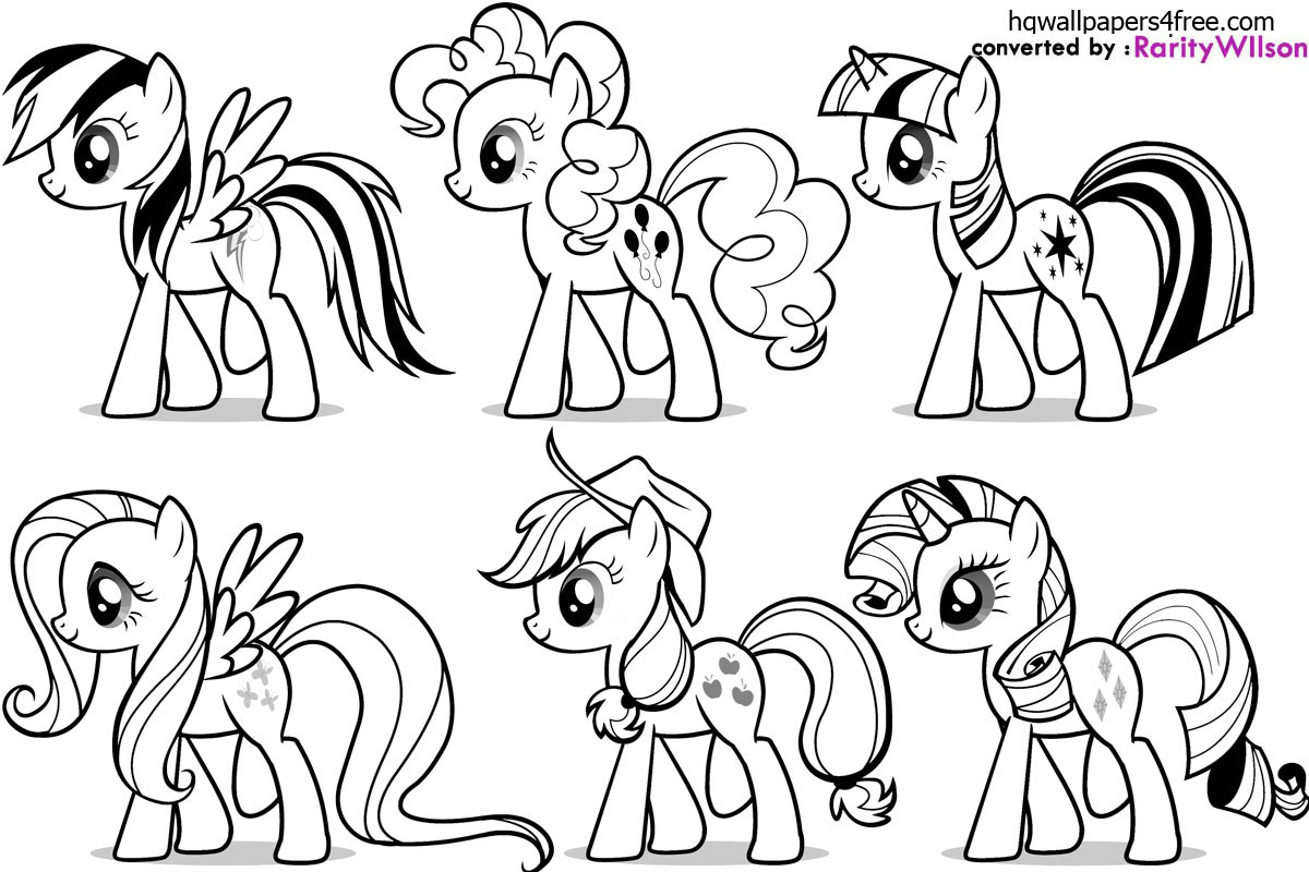 165+ My Little Pony Coloring Pages: Magical Friends 51