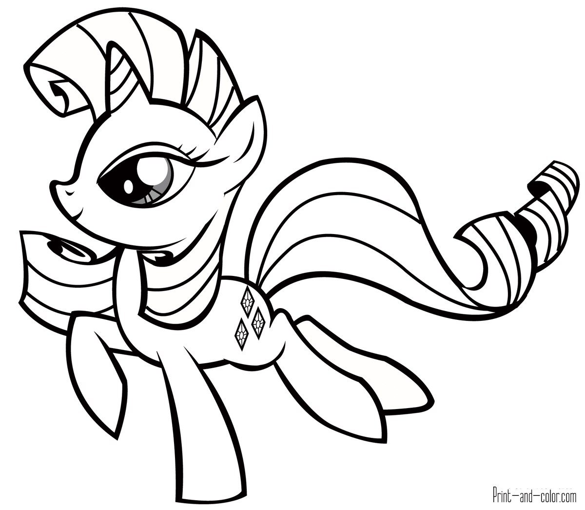 165+ My Little Pony Coloring Pages: Magical Friends 58