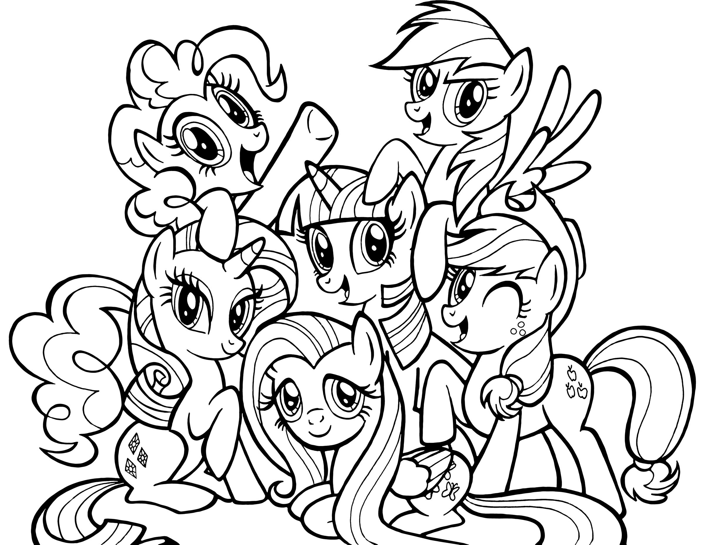 165+ My Little Pony Coloring Pages: Magical Friends 6