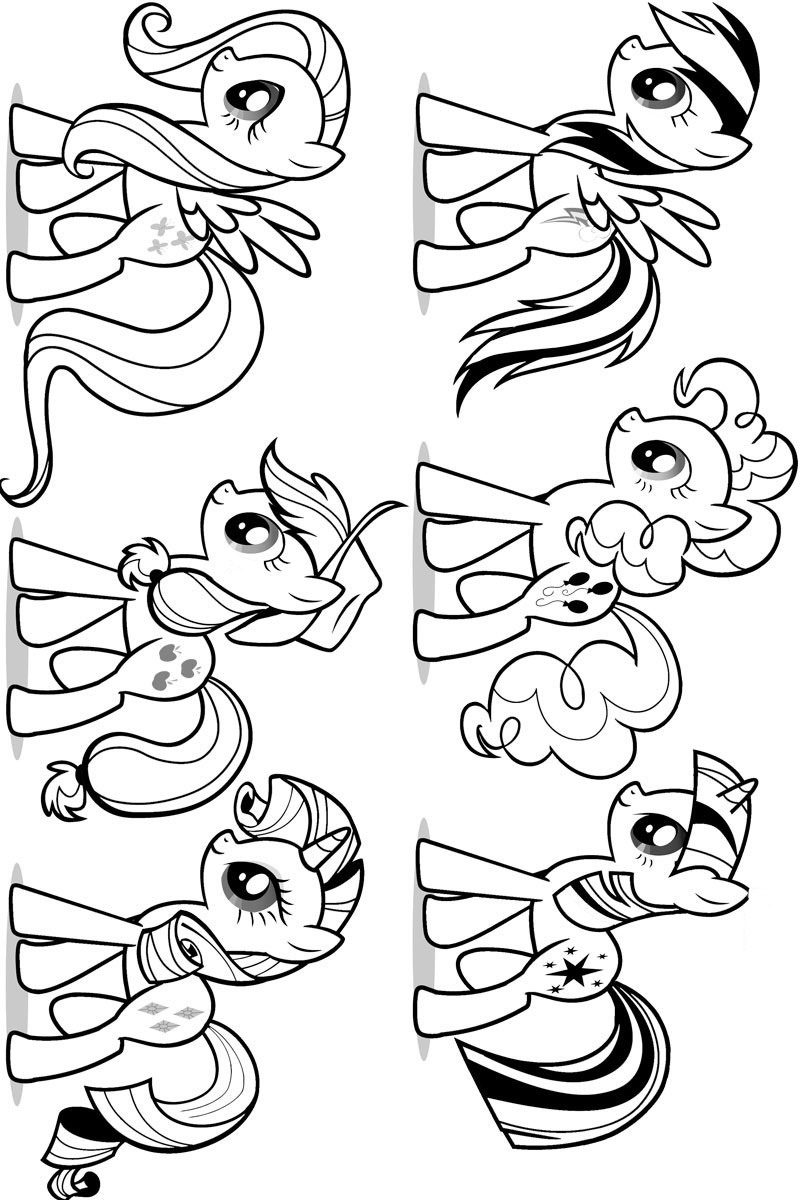 165+ My Little Pony Coloring Pages: Magical Friends 63