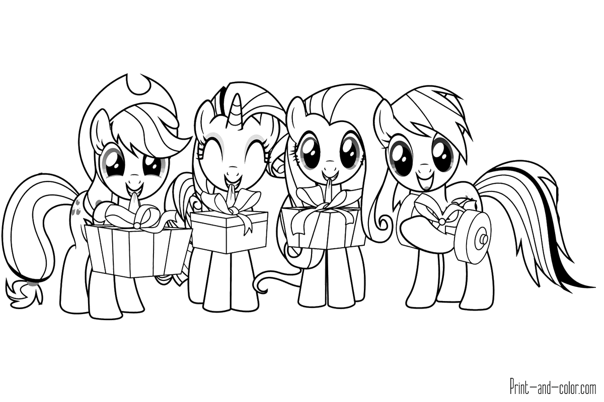 165+ My Little Pony Coloring Pages: Magical Friends 67