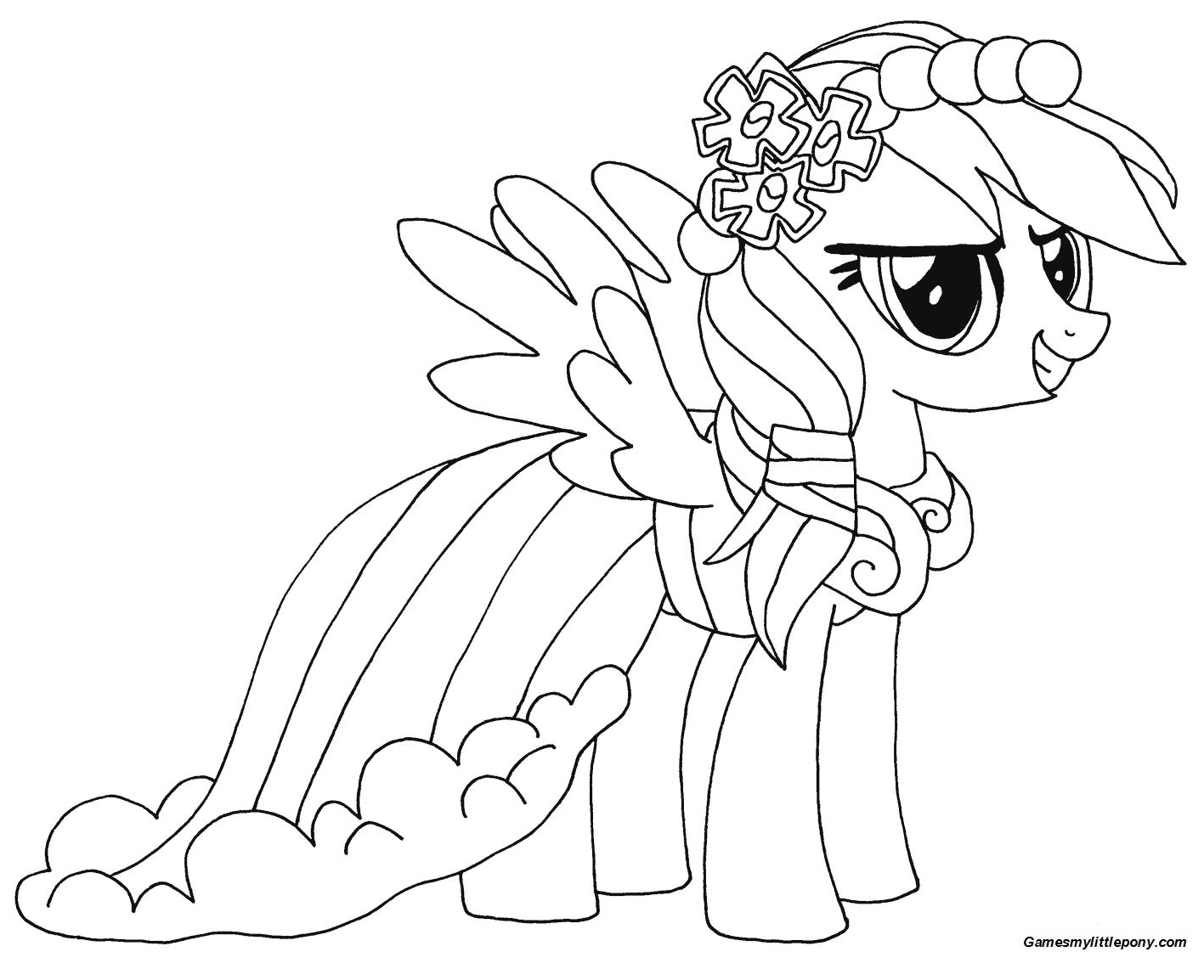 165+ My Little Pony Coloring Pages: Magical Friends 70