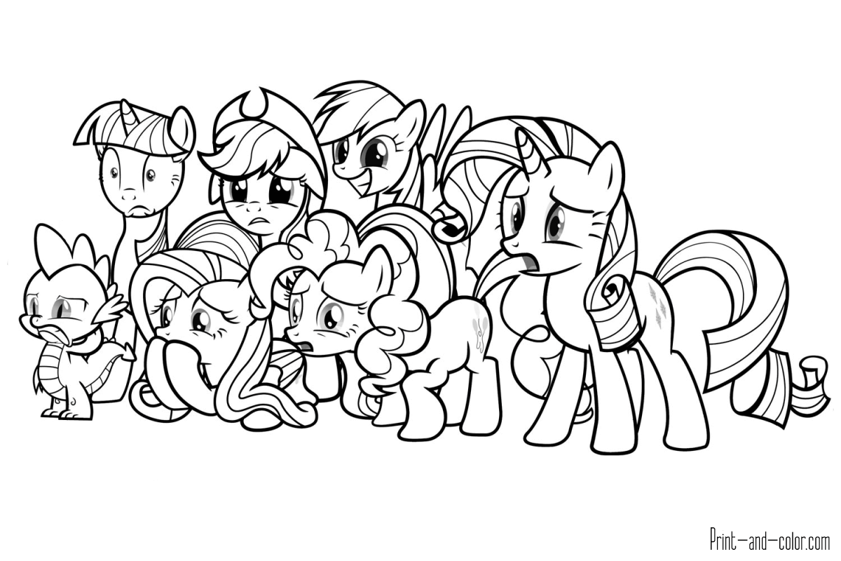 165+ My Little Pony Coloring Pages: Magical Friends 71