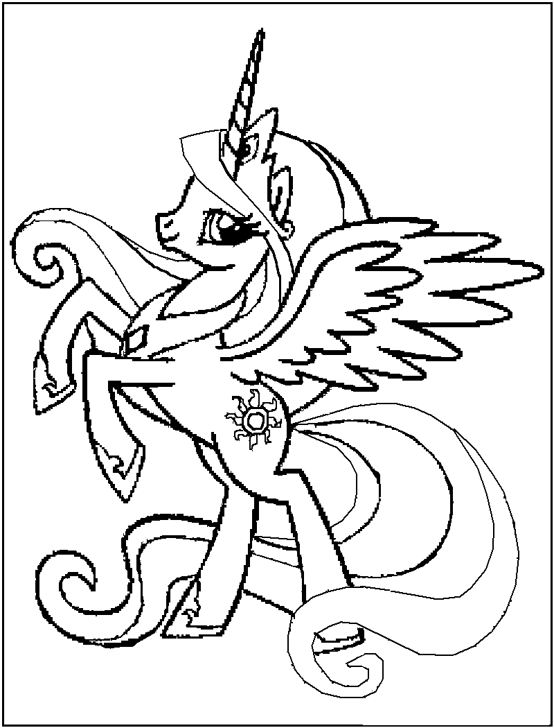 165+ My Little Pony Coloring Pages: Magical Friends 73