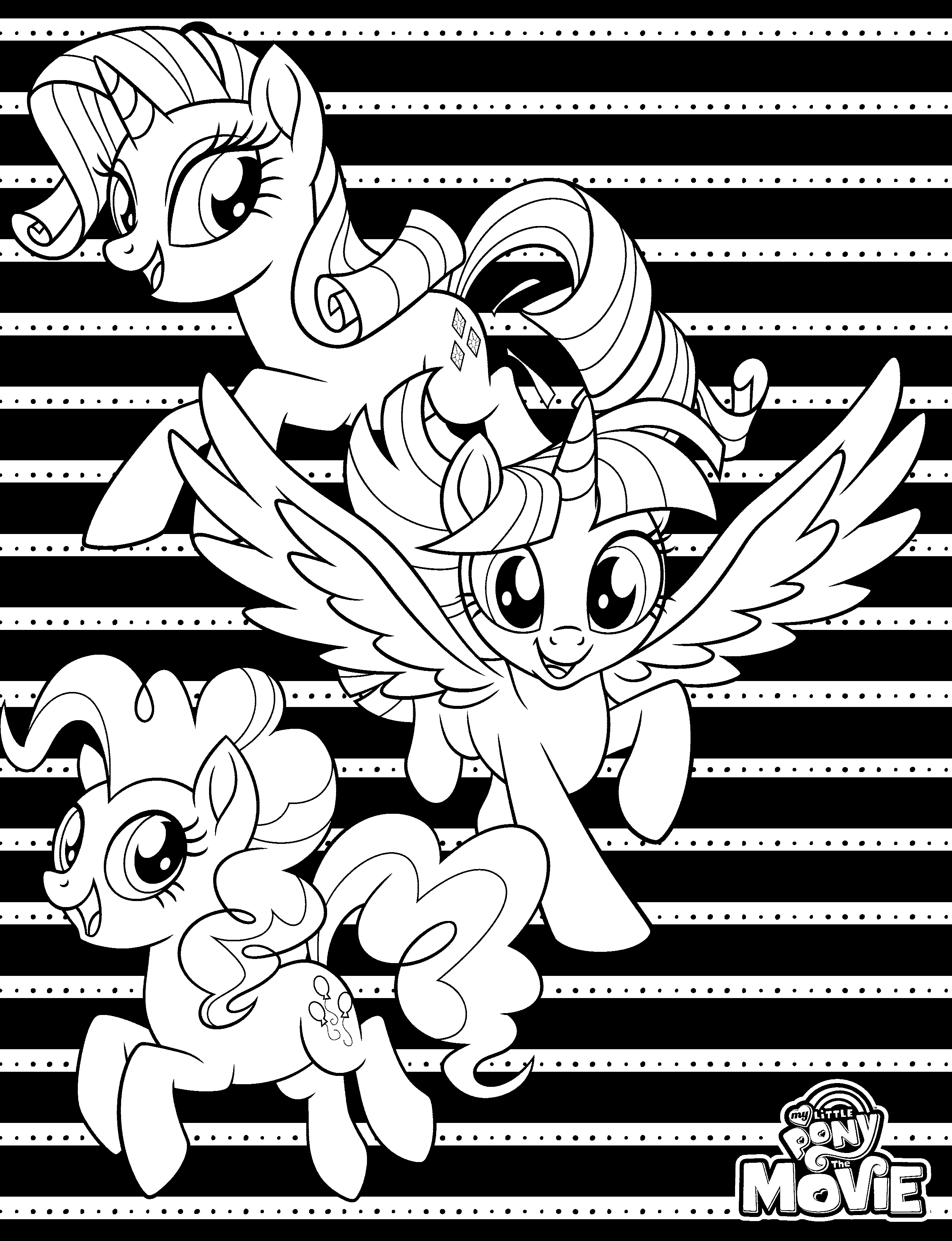 165+ My Little Pony Coloring Pages: Magical Friends 80