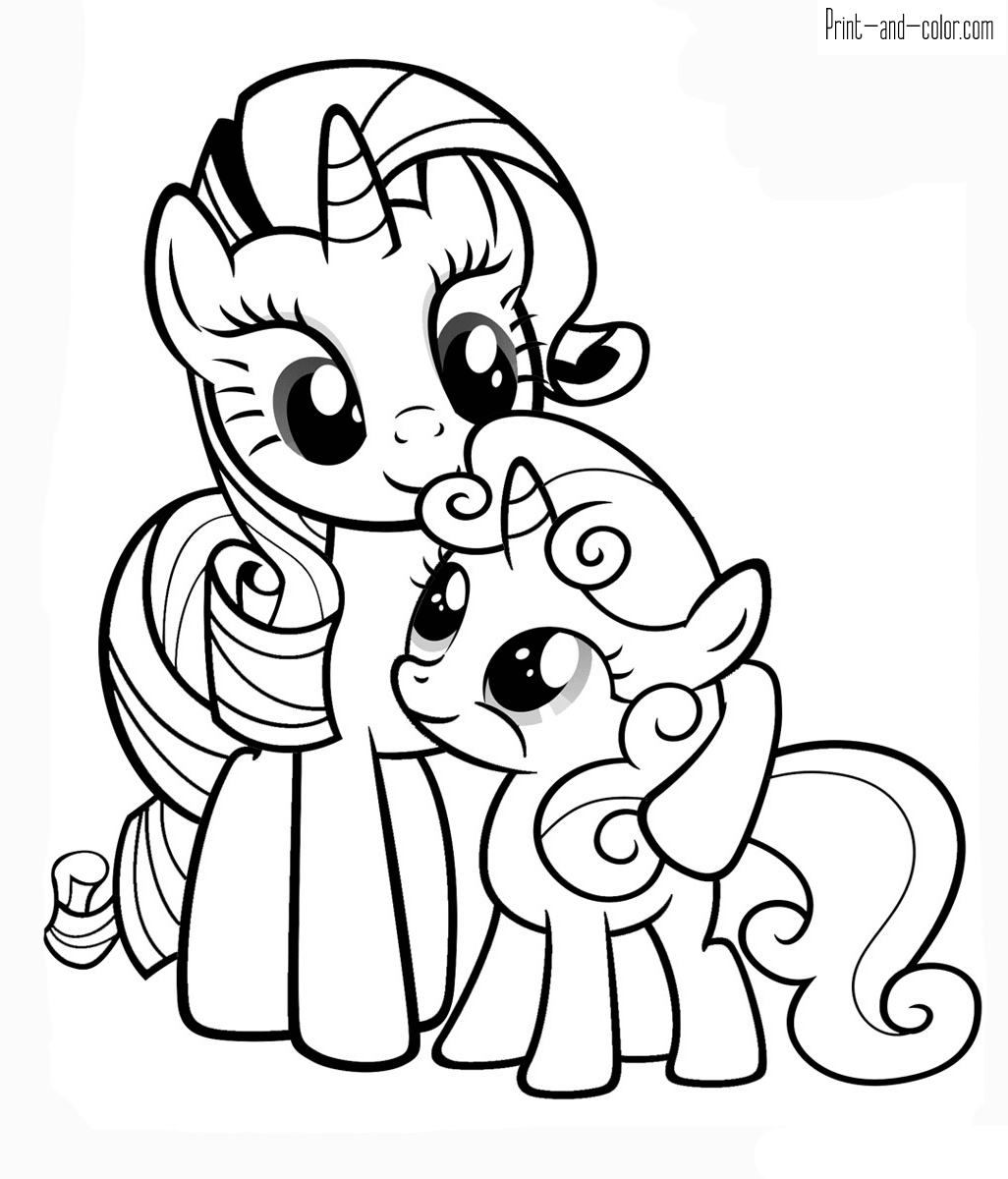 165+ My Little Pony Coloring Pages: Magical Friends 83