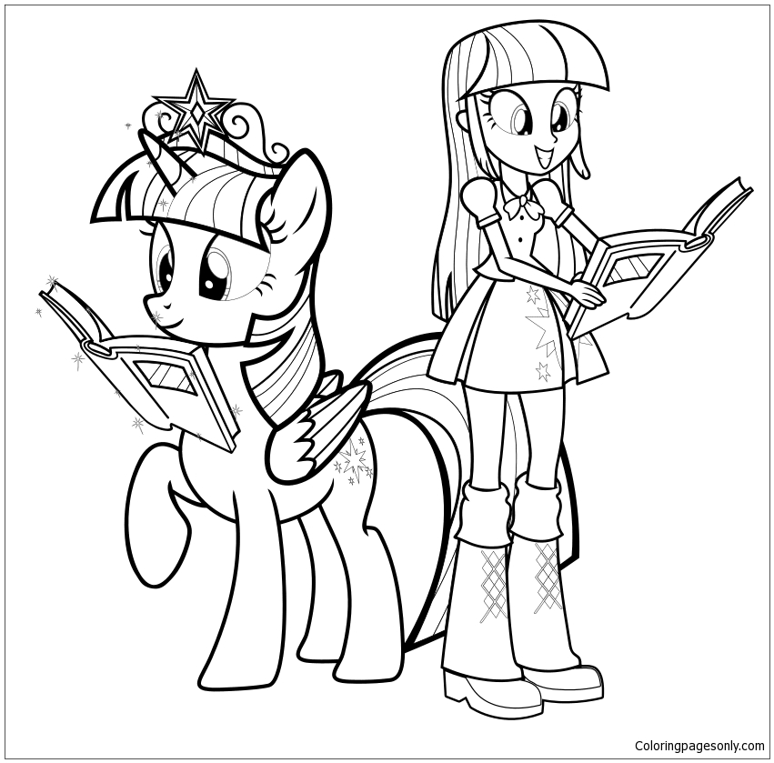 165+ My Little Pony Coloring Pages: Magical Friends 93