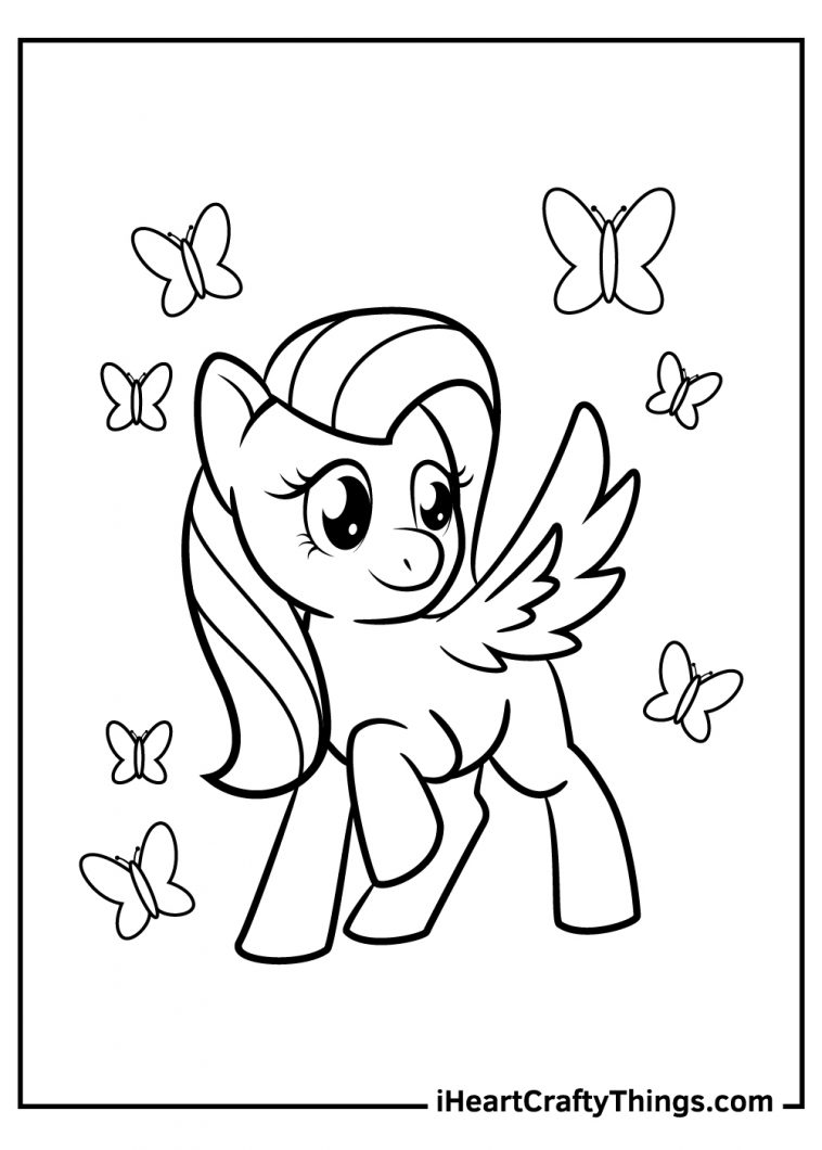 165+ My Little Pony Coloring Pages: Magical Friends 96