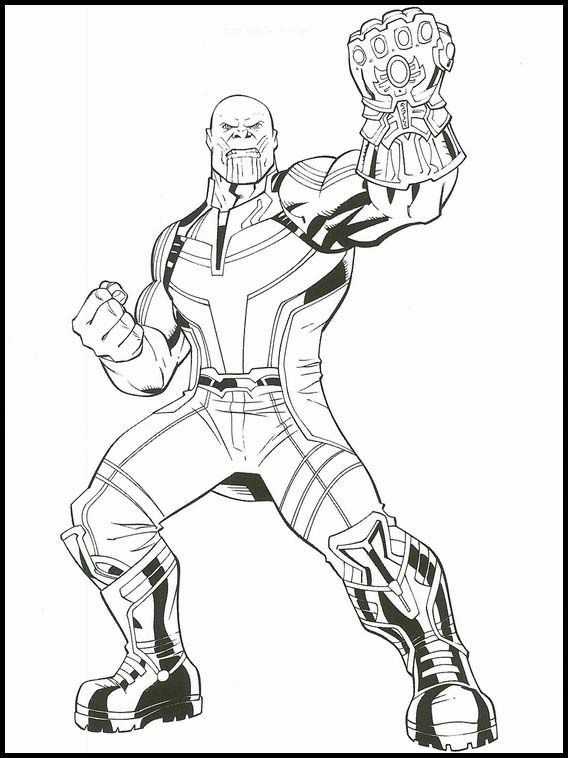 170+ Coloring Pages of Avengers: Assemble Your Crayons for Action 106