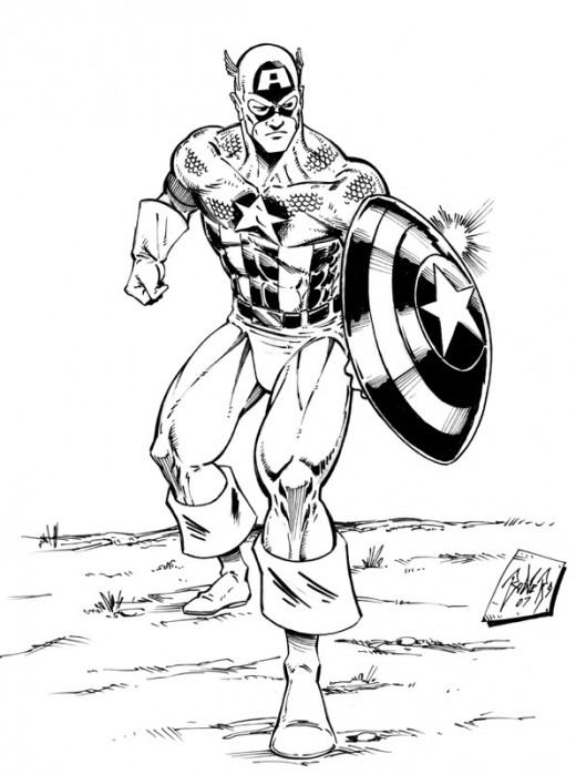 170+ Coloring Pages of Avengers: Assemble Your Crayons for Action 113