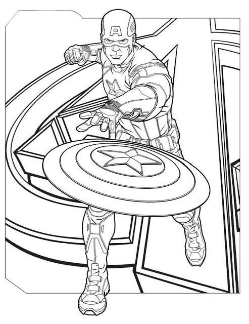 170+ Coloring Pages of Avengers: Assemble Your Crayons for Action 117