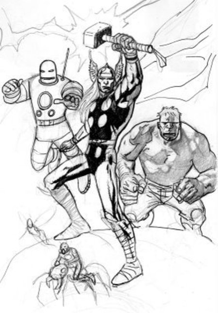 170+ Coloring Pages of Avengers: Assemble Your Crayons for Action 123