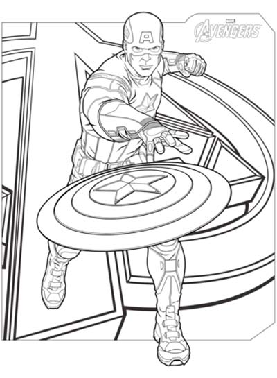 170+ Coloring Pages of Avengers: Assemble Your Crayons for Action 139