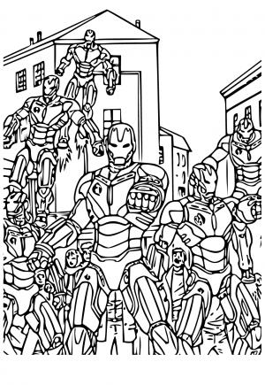 170+ Coloring Pages of Avengers: Assemble Your Crayons for Action 148