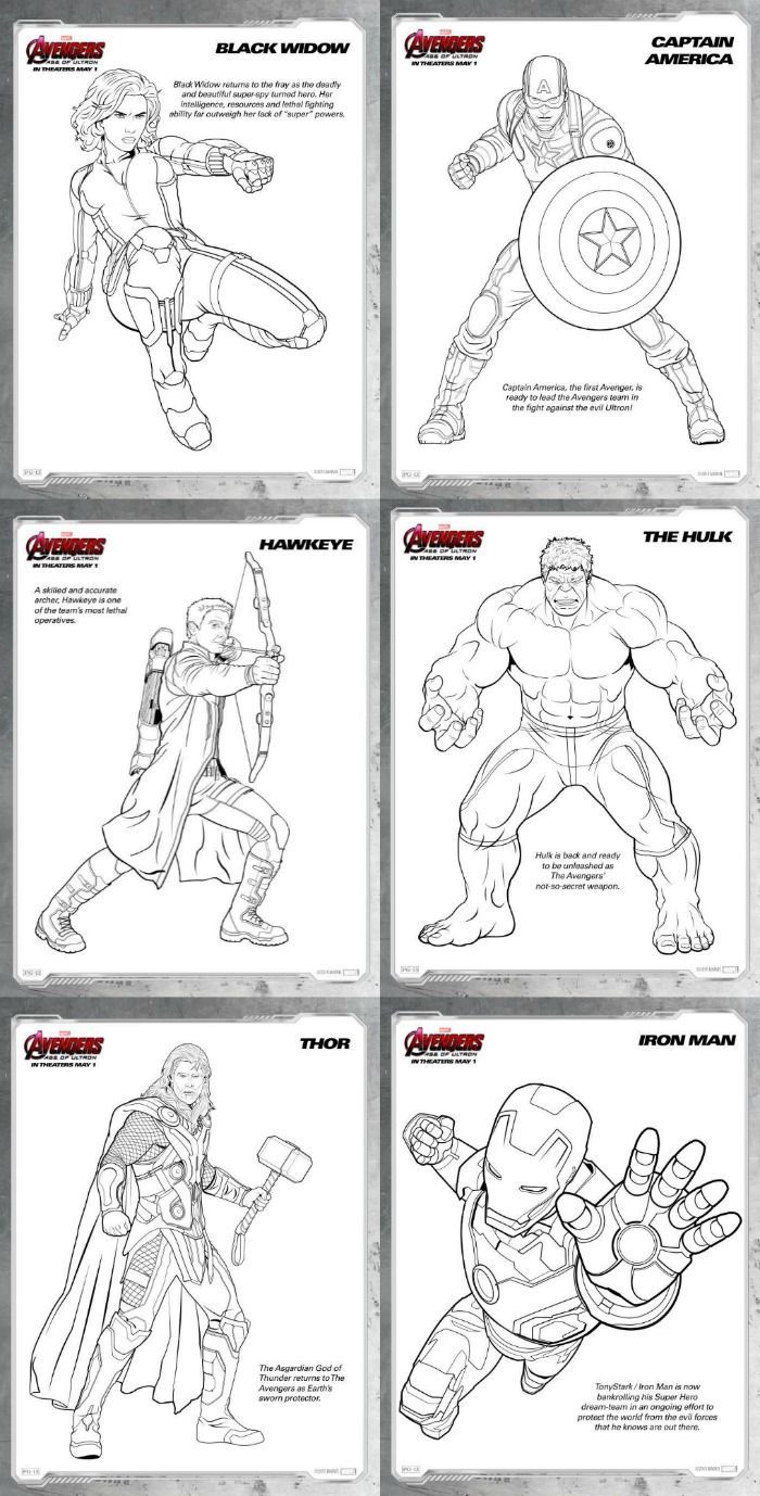 170+ Coloring Pages of Avengers: Assemble Your Crayons for Action 18