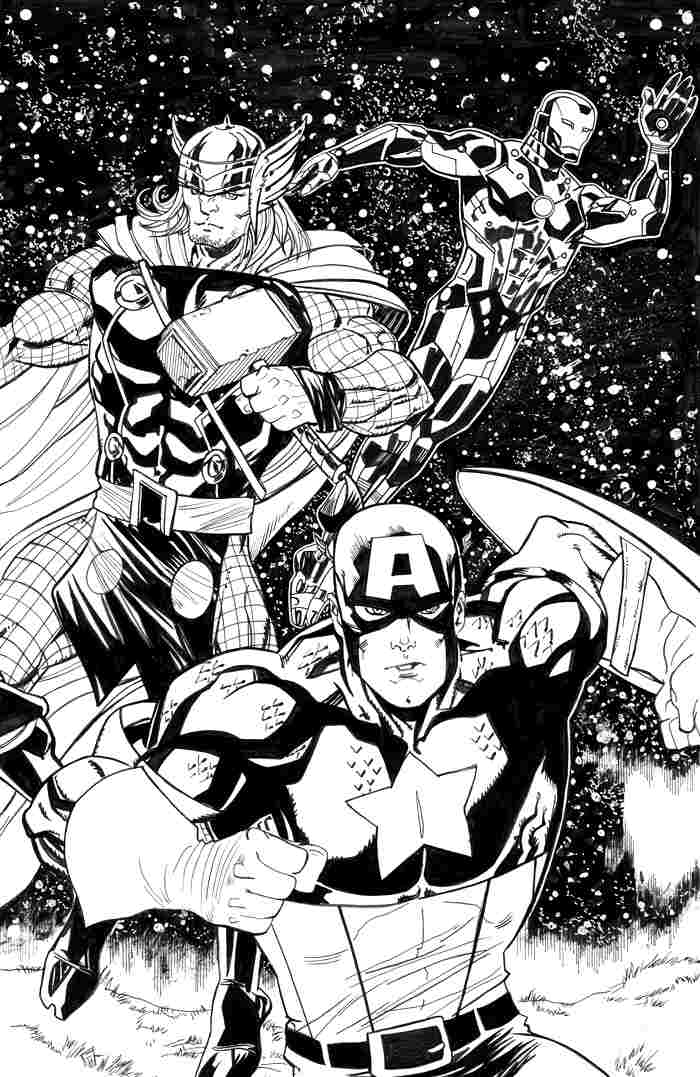 170+ Coloring Pages of Avengers: Assemble Your Crayons for Action 32