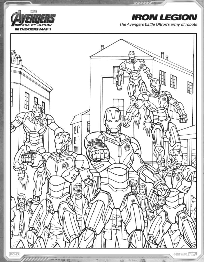 170+ Coloring Pages of Avengers: Assemble Your Crayons for Action 54