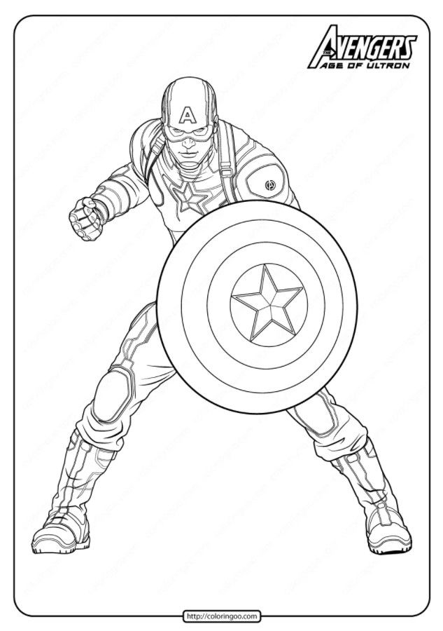 170+ Coloring Pages of Avengers: Assemble Your Crayons for Action 60