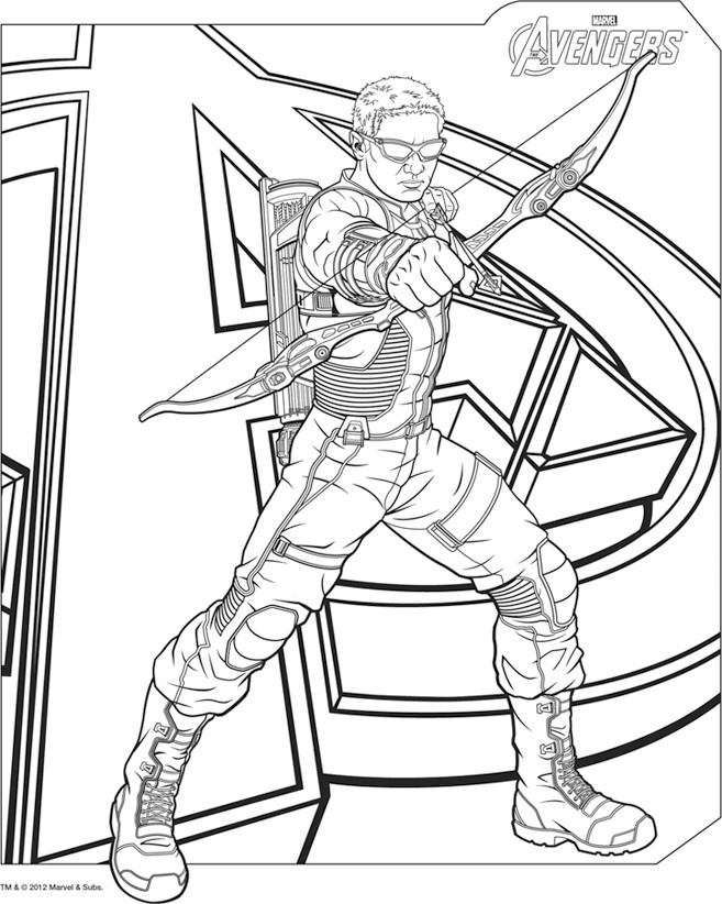 170+ Coloring Pages of Avengers: Assemble Your Crayons for Action 61