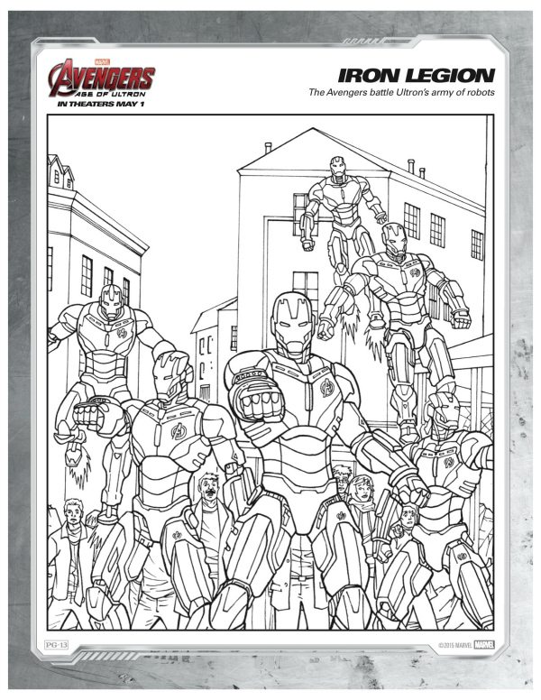 170+ Coloring Pages of Avengers: Assemble Your Crayons for Action 88