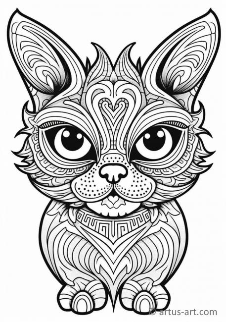 170+ Cute Cat Coloring Pages 137