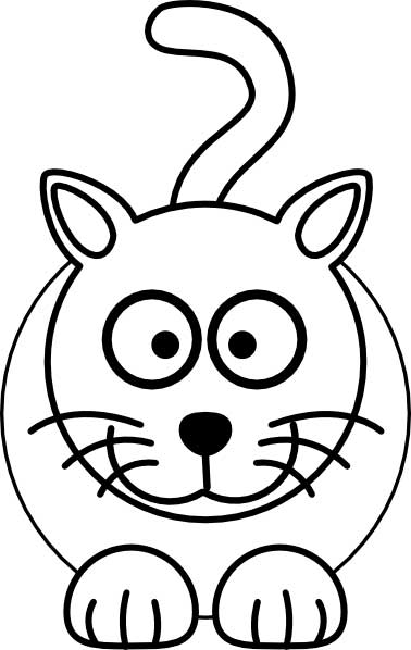 170+ Cute Cat Coloring Pages 146