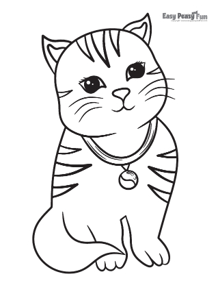 170+ Cute Cat Coloring Pages 161