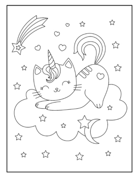 170+ Cute Cat Coloring Pages 171