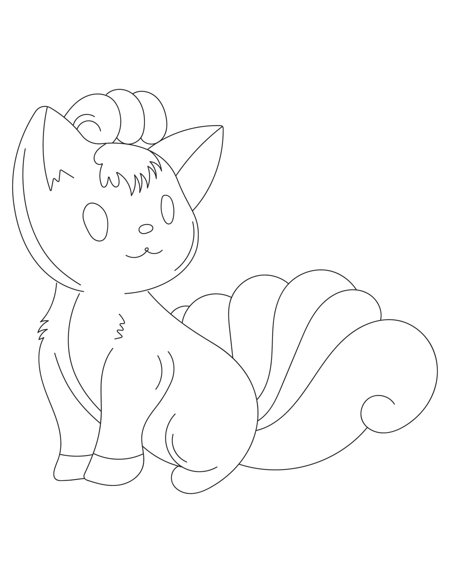 170+ Cute Cat Coloring Pages 19