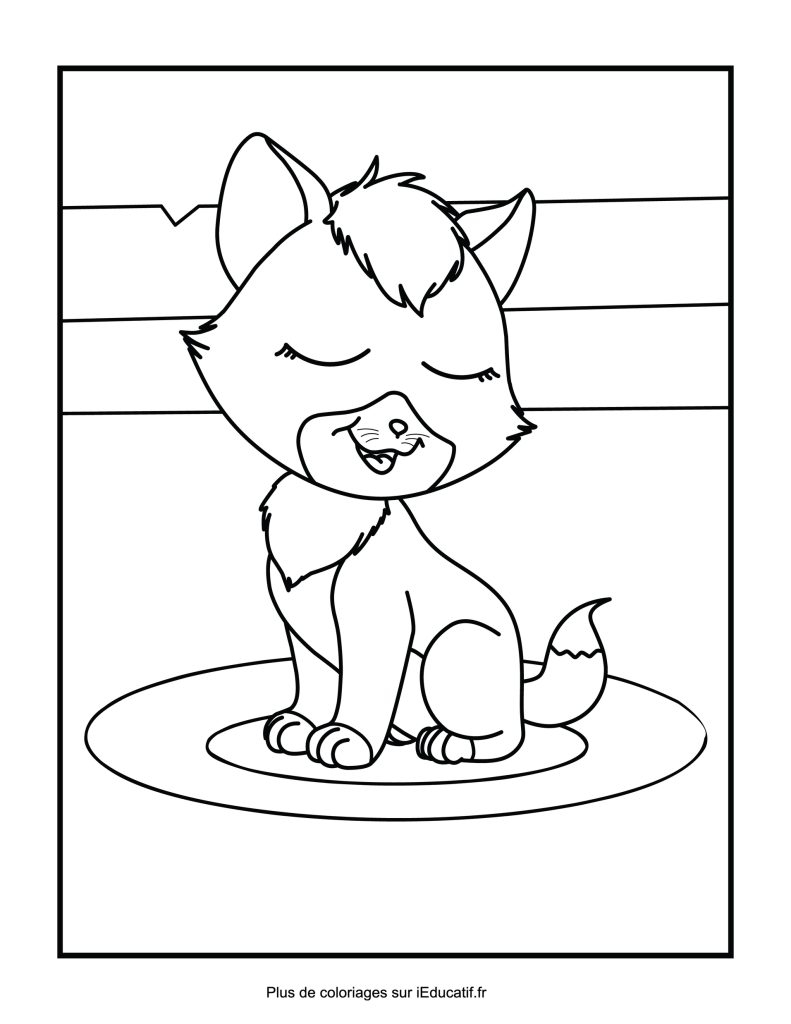 170+ Cute Cat Coloring Pages 58