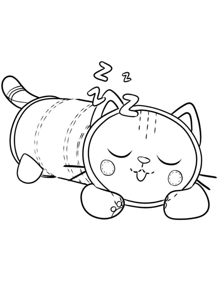 170+ Cute Cat Coloring Pages 70