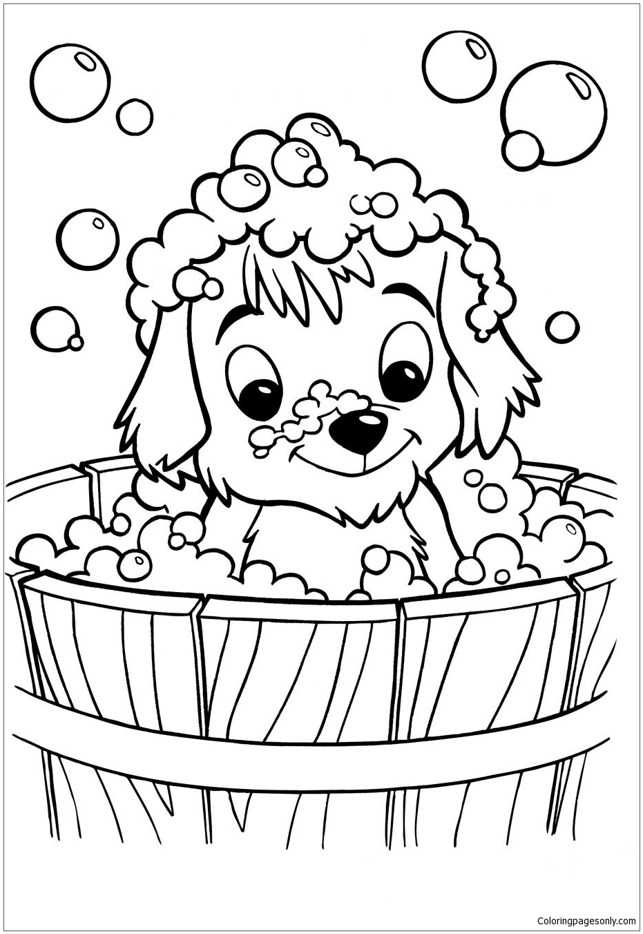 190+ Puppy Dog Coloring Pages Free Printable 101