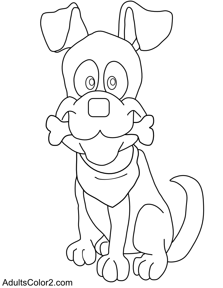 190+ Puppy Dog Coloring Pages Free Printable 138